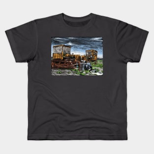 2 Dozers Kids T-Shirt